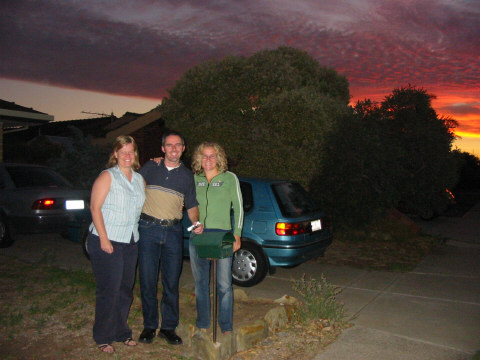 Sunset at D&L's in Adelaide
