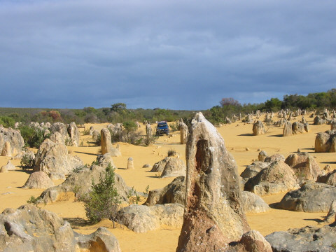 Max hiding in the Pinnacles