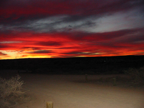 Yardie Creek sunset