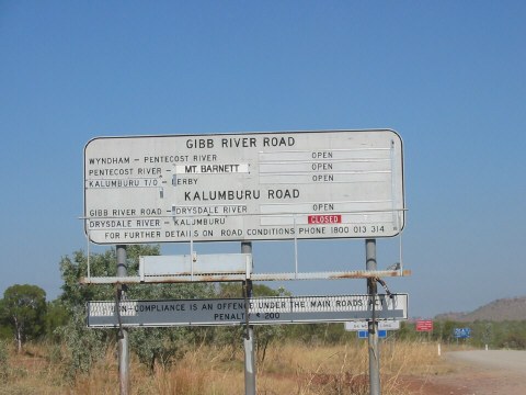 The end of the Gibb River Road