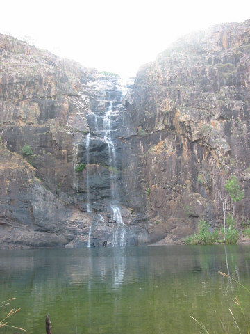 100m tall Gunlom falls