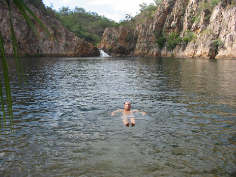 A brief stop at Edith Falls