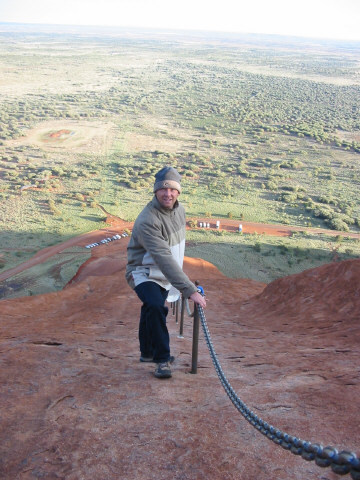 Bloody steep climb!