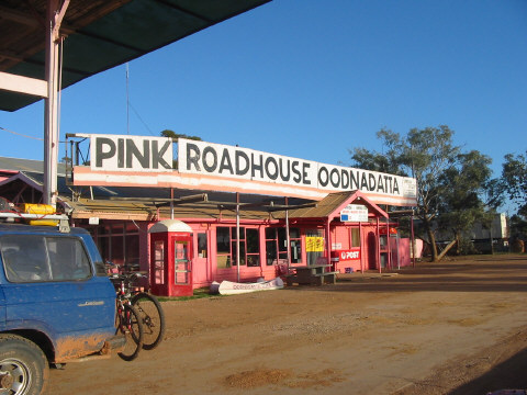 The famous Pink Roadhouse