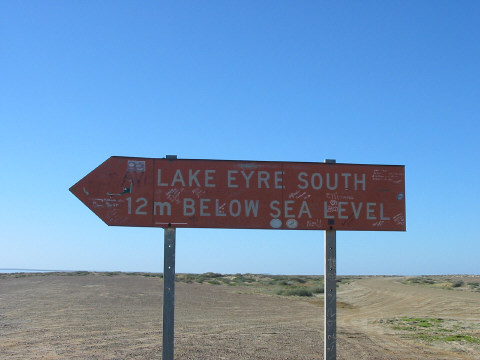 Lake Eyre – an impressive sight