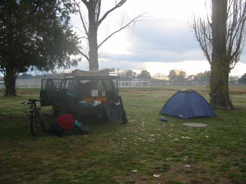 The solubrious campsite at Orange